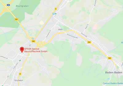 SPEBA Bauelemente Elastomerlager Gleitlager Schwingungsschutz Neoprenlager Baulager Treppenlager Schallschutzstreifen Ingenieure Lageplan